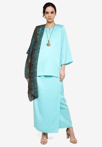 Anisa Kurung Kedah from Yans Creation in Blue