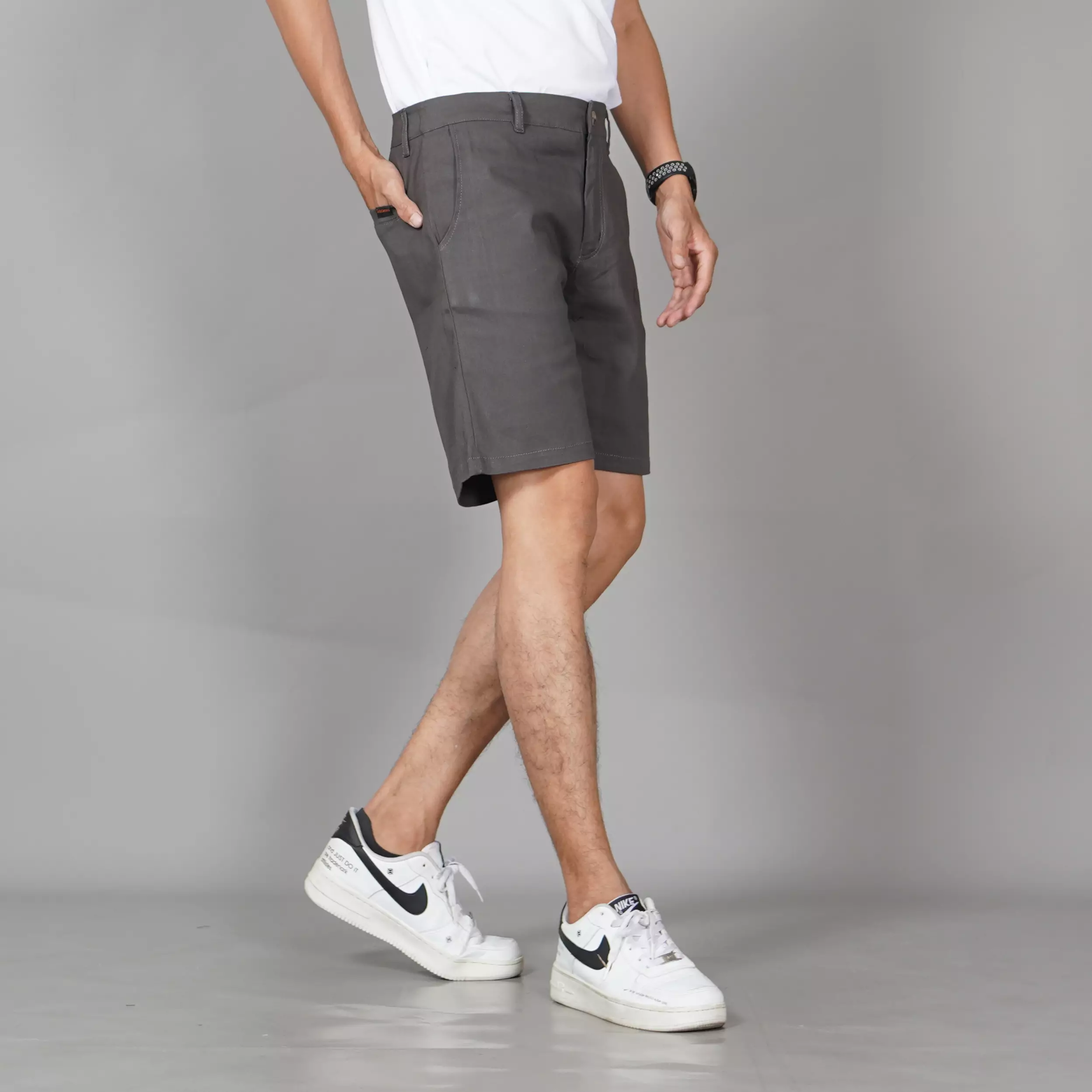  FREDY Celana Pendek Pria Celana Chino Pendek Pria Chino Pants Pria - ABU TUA