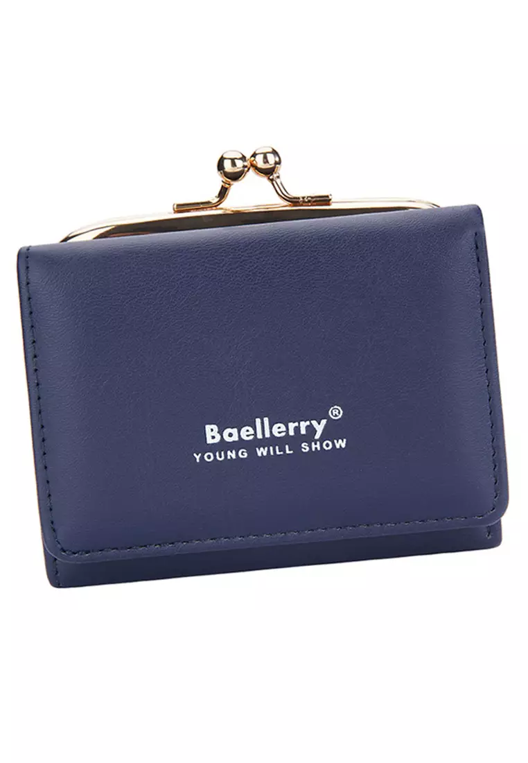 Dompet Wanita Lipat Kecil 2 IN 1 Style Korean Bahan Kulit PU Leather Premium Quality ORIGINAL