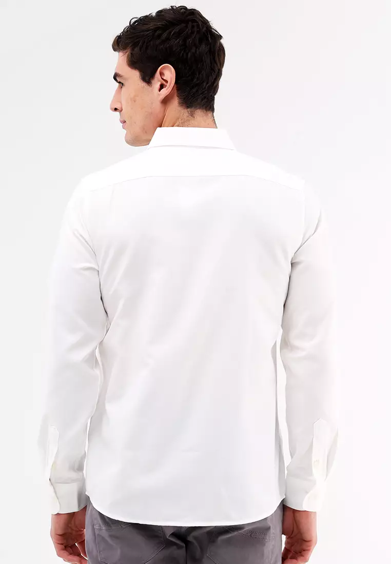 Woven Polo Long Sleeve