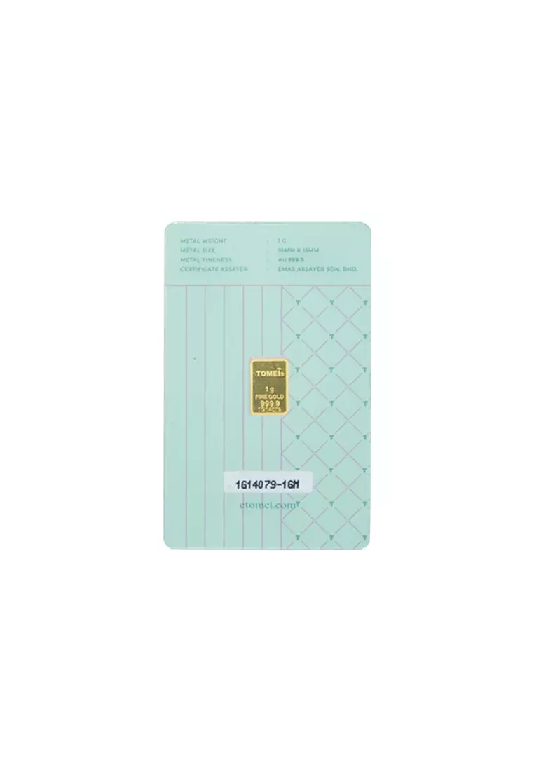 [Tomei Exclusive] KLCC Twin Towers Wafer | 1 Gram | Fine Gold 9999