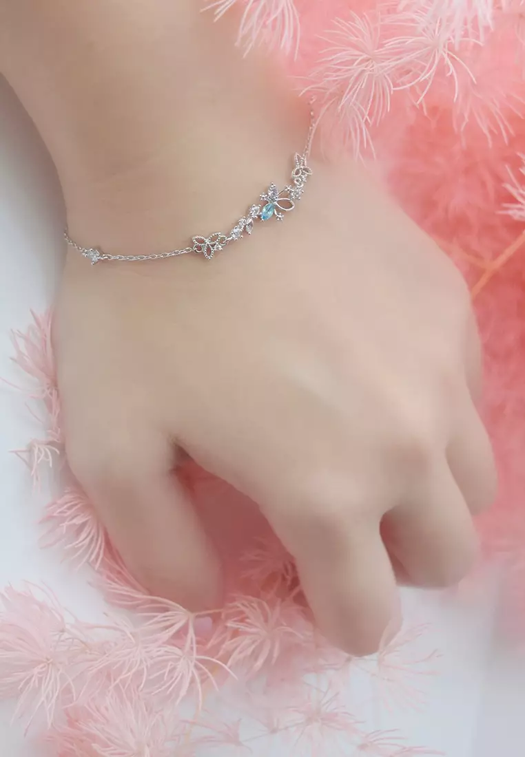 Buy Aurelia Atelier AURELIA ATELIER Silver Dandelion Bracelet