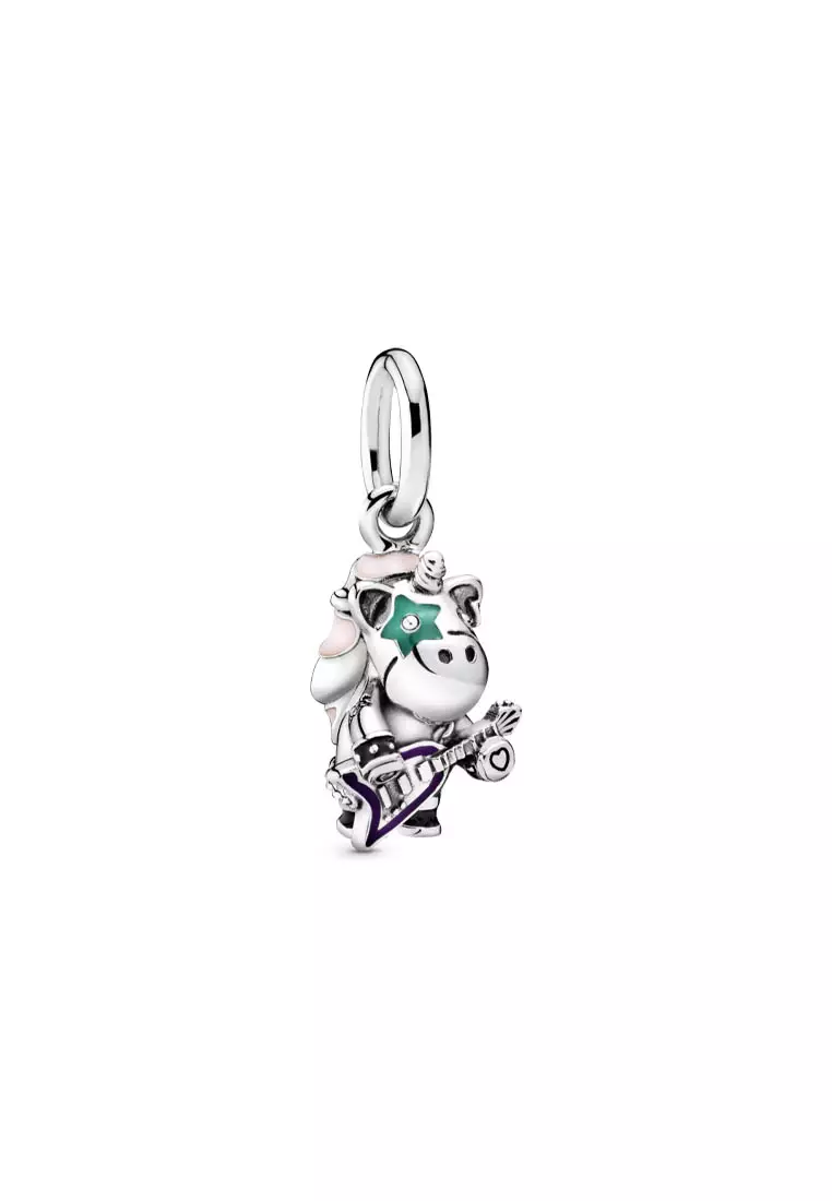 Pandora Bruno the Unicorn Punk Band Dangle Charm