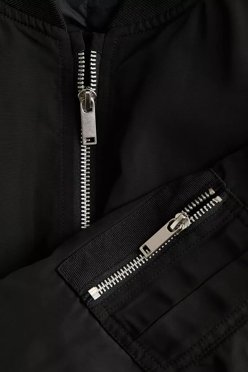 Padded bomber jacket