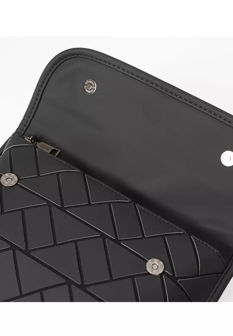 菱形紋理仿皮單肩包 ET20141-7