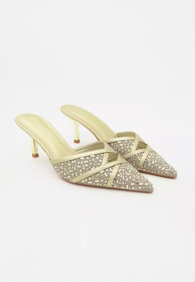 Slide On Heel Mules