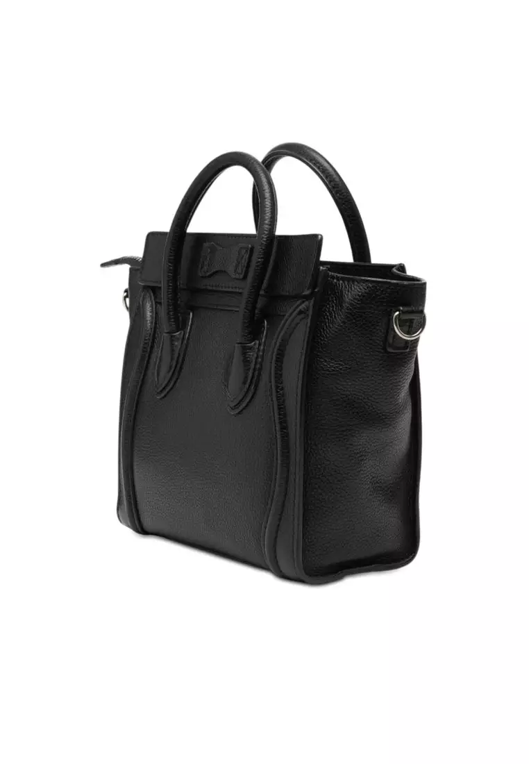 Pre-Loved Celine Nano Leather Luggage Tote