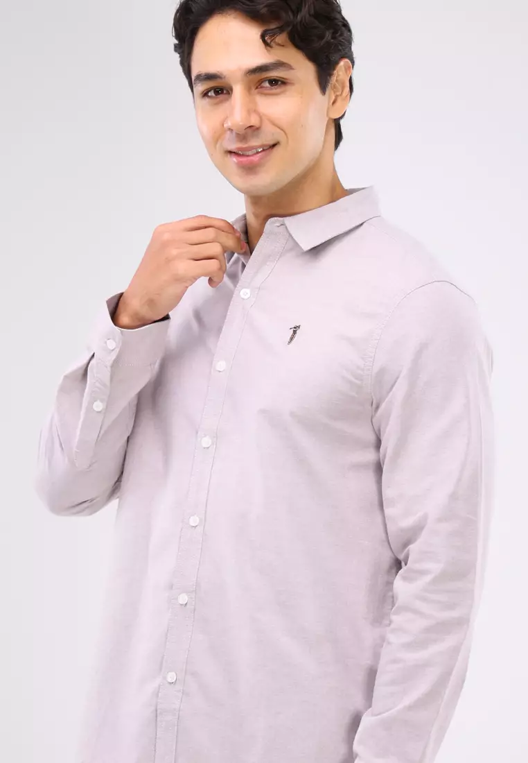 Woven Polo Long Sleeve