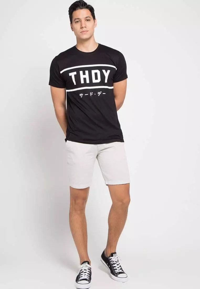 MTA01V s-s Men THDY Block 2lines blk