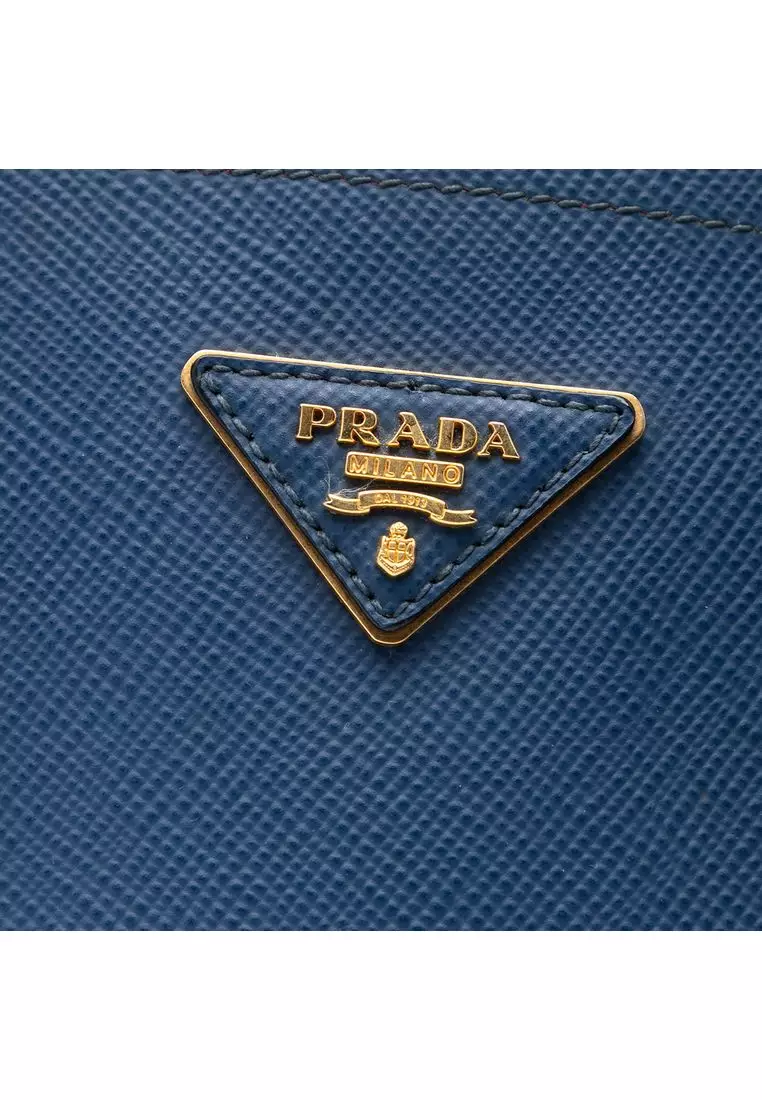 Pre-Loved Prada Medium Saffiano Cuir Double Satchel