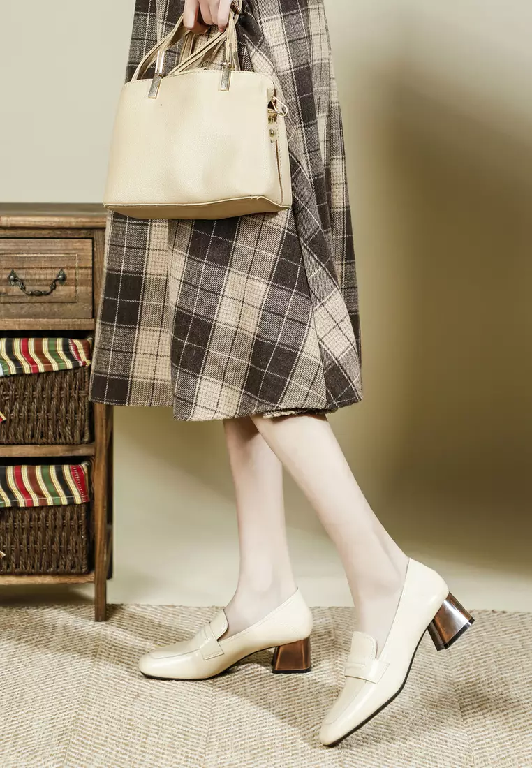 4CM Penny Leather Loafer TE6988-2