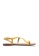 Compania Fantastica yellow Strappy Sandals BD7BCSHF7CB8BFGS_1