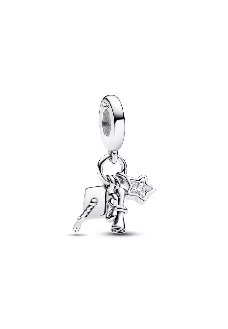 Buy Pandora Pandora 2024 Graduation Triple Dangle Charm Online ZALORA