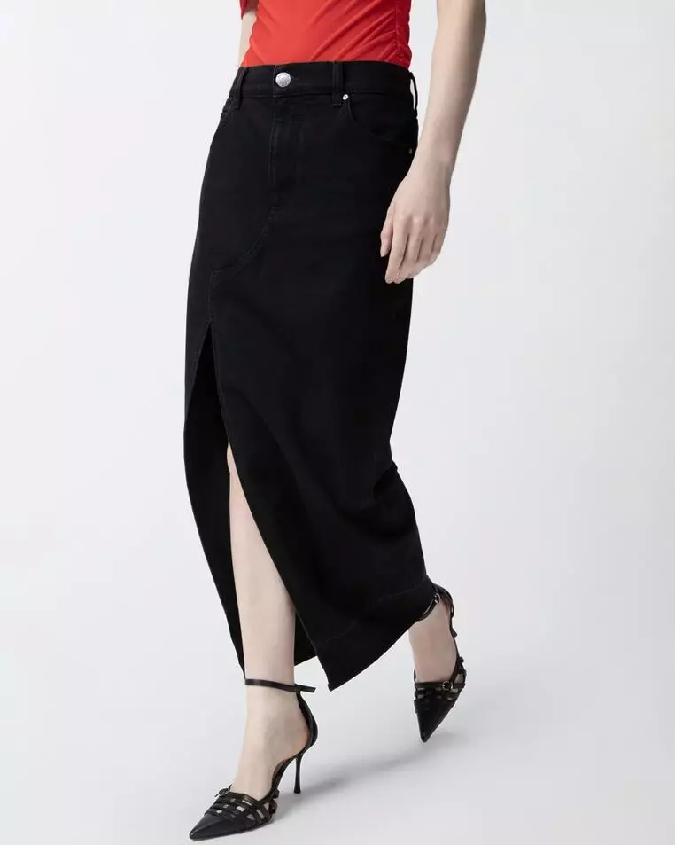 PINKO Blue Denim Skirt