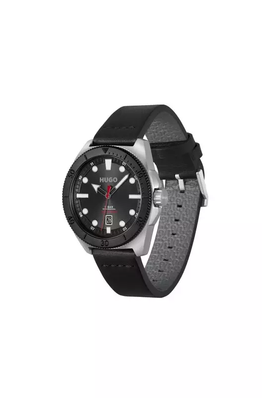 Hugo Boss Visit Casual Black Dial Silver SS