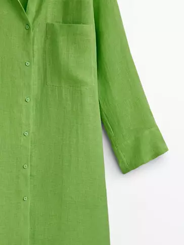 Massimo Dutti Oversize Shirt Design Blouse 2025 | Buy