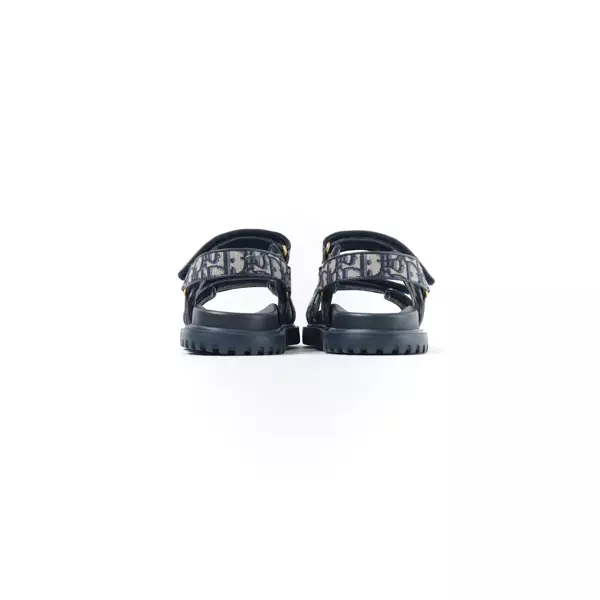 Sandal CHRISTIAN DIOR DIORACT OBLIQUE NAVY STRAP SANDAL 100% ORIGINAL