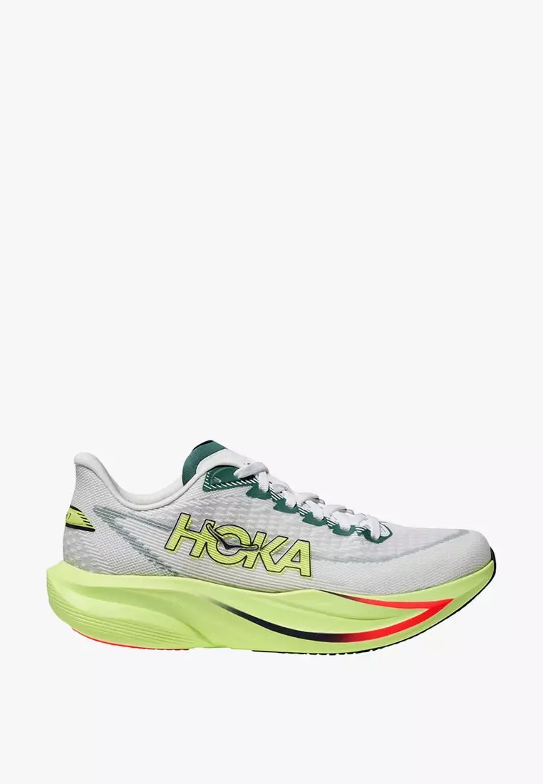 HOKA Mach 7 Women's Running - Frost/Neon Yuzu