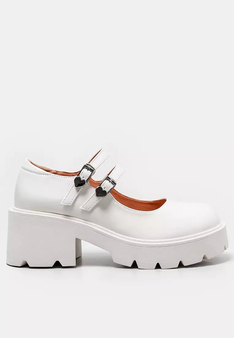 Discount on Twenty Eight Shoes  shoes - SKU: 6cm Double Buckle Leather Mary Jane Shoes Mz90175