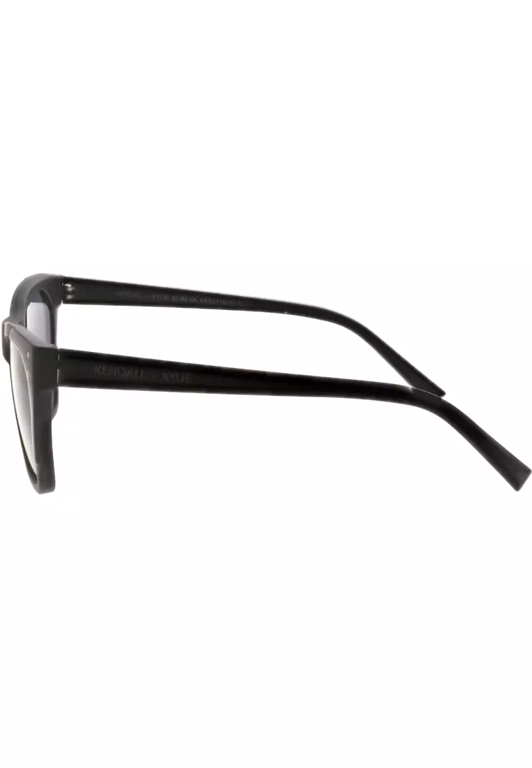 Kendall + Kylie Black Sculpted Profile Cat Eye Sunglasses