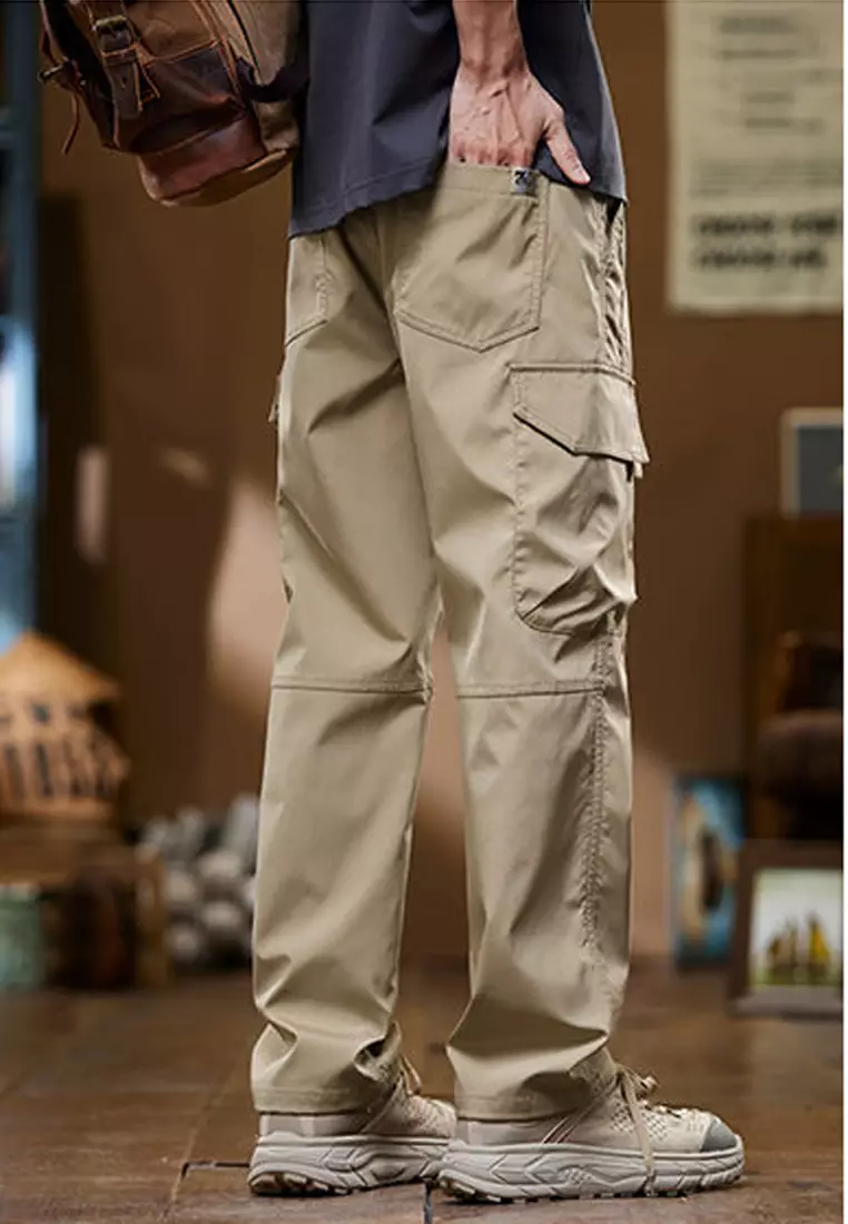 Drawstring Casual Cargo Pants