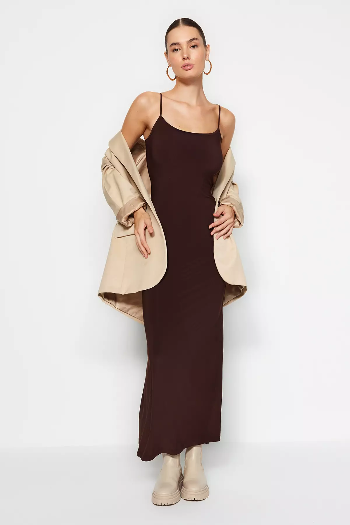 Fitted Maxi Dress