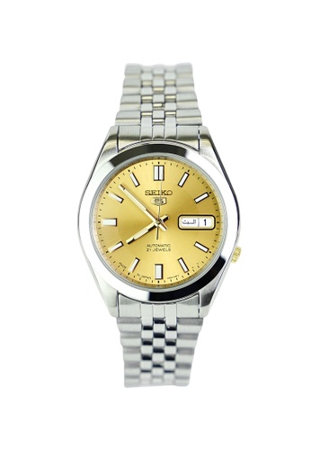 SEIKO Seiko 5 Men's Automatic Watch SNKF69J Japan Made Gold Tone Pattern  Dial Jubilee Strap Watch for mens SNKF69J1 SNKF69 2023 | Buy SEIKO Online |  ZALORA Hong Kong