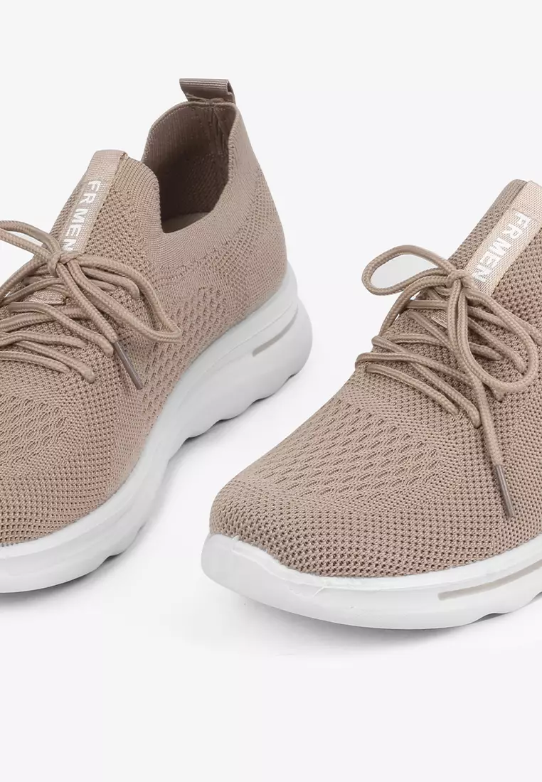 Sneakers Pria Tali Slip On M.Valir Brown - Fransisca Renaldy