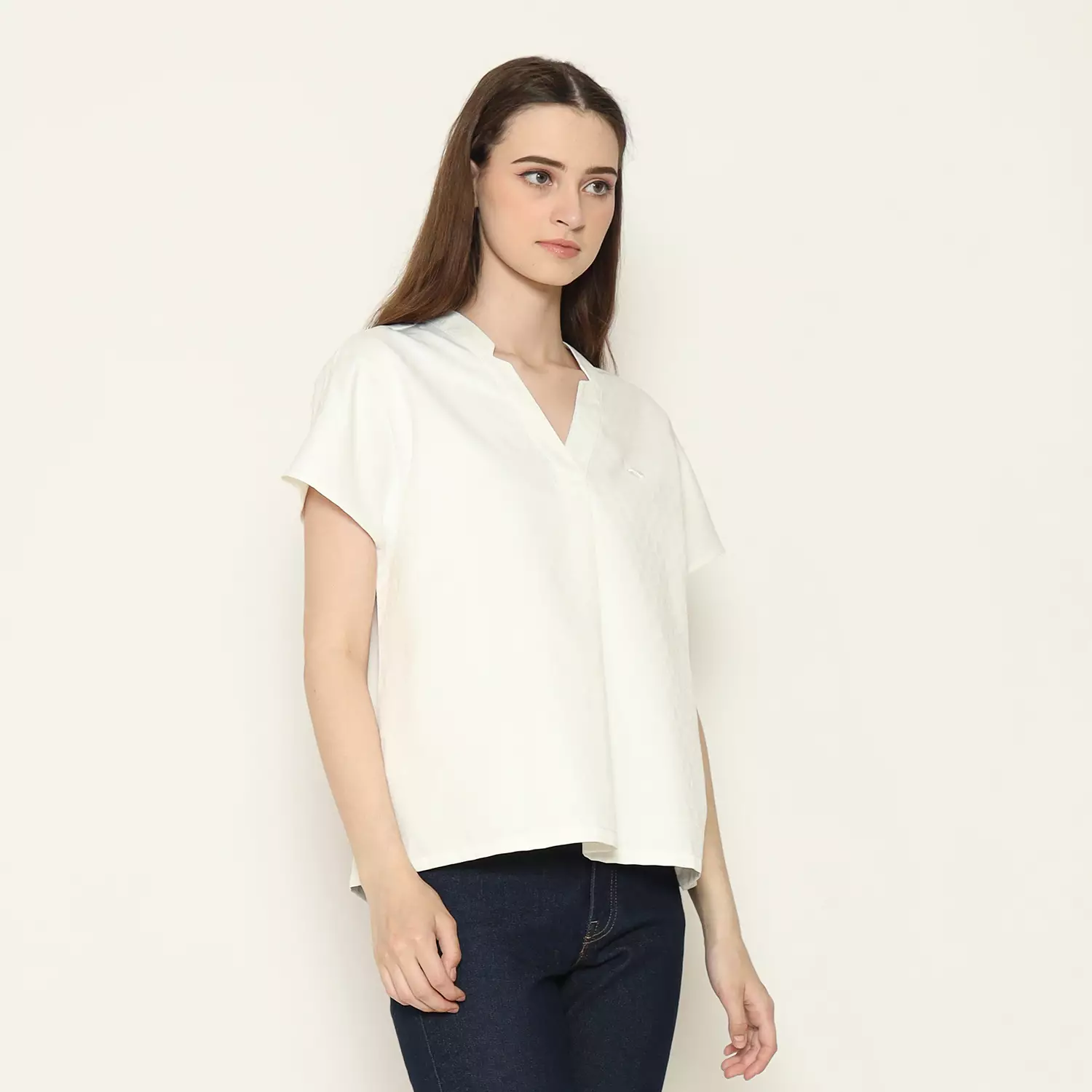 Voxfly kemeja lengan pendek Wanita Minji Ladies Blouse Planet Surf