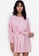 ZALORA BASICS pink Balloon Sleeve Dress 1F2DCAA139182EGS_1