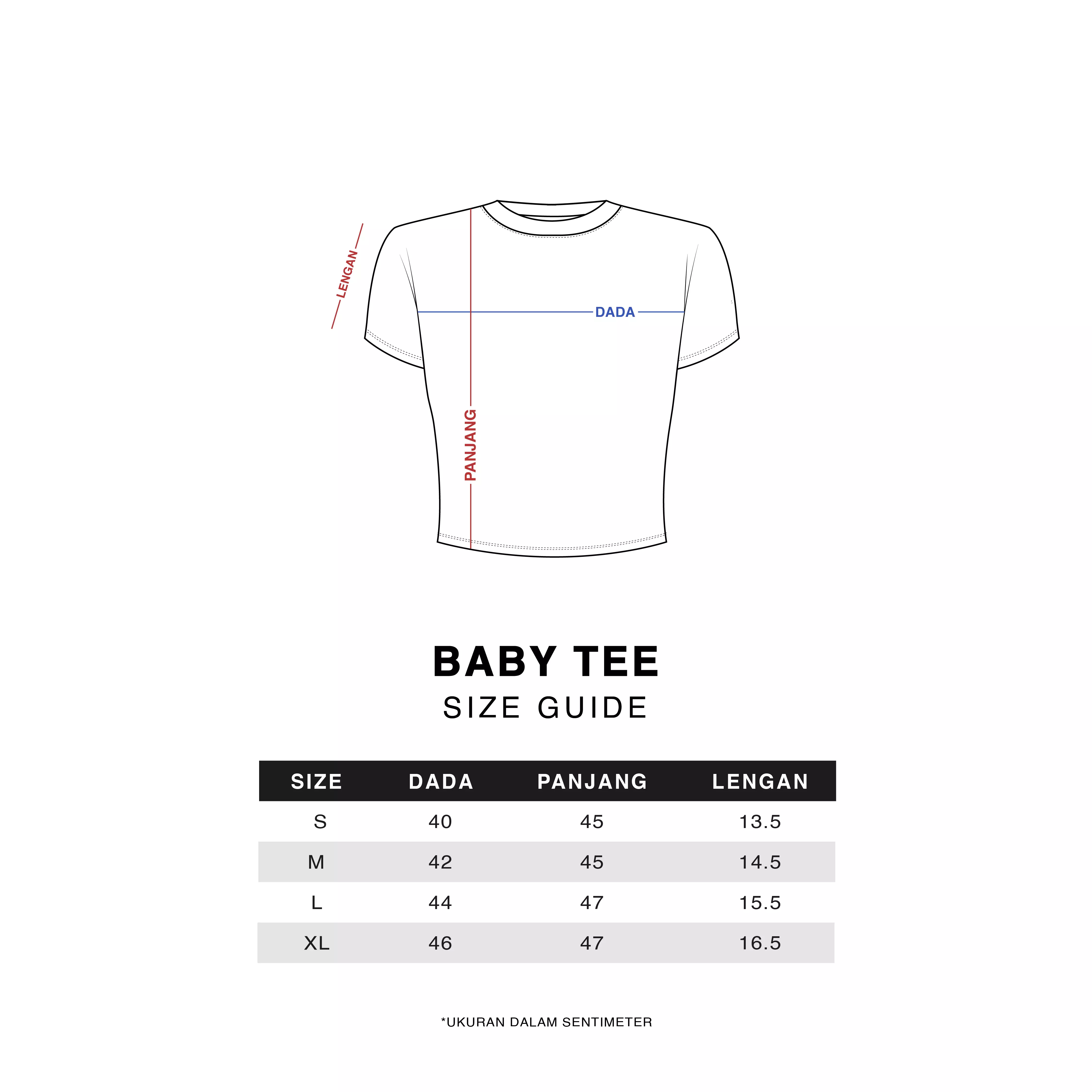 Kaos Wanita Baby Tee Blu Khaki