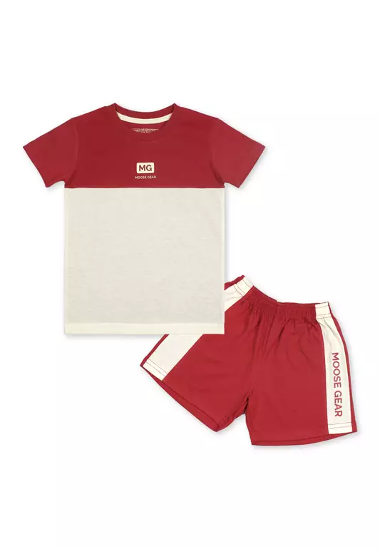 Boys T-Shirt Combi with Short Set