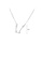 Glamorousky white 925 Sterling Silver Simple Fashion Twelve Constellation Aquarius Pendant with Cubic Zirconia and Necklace D77C3AC22BF6AFGS_2