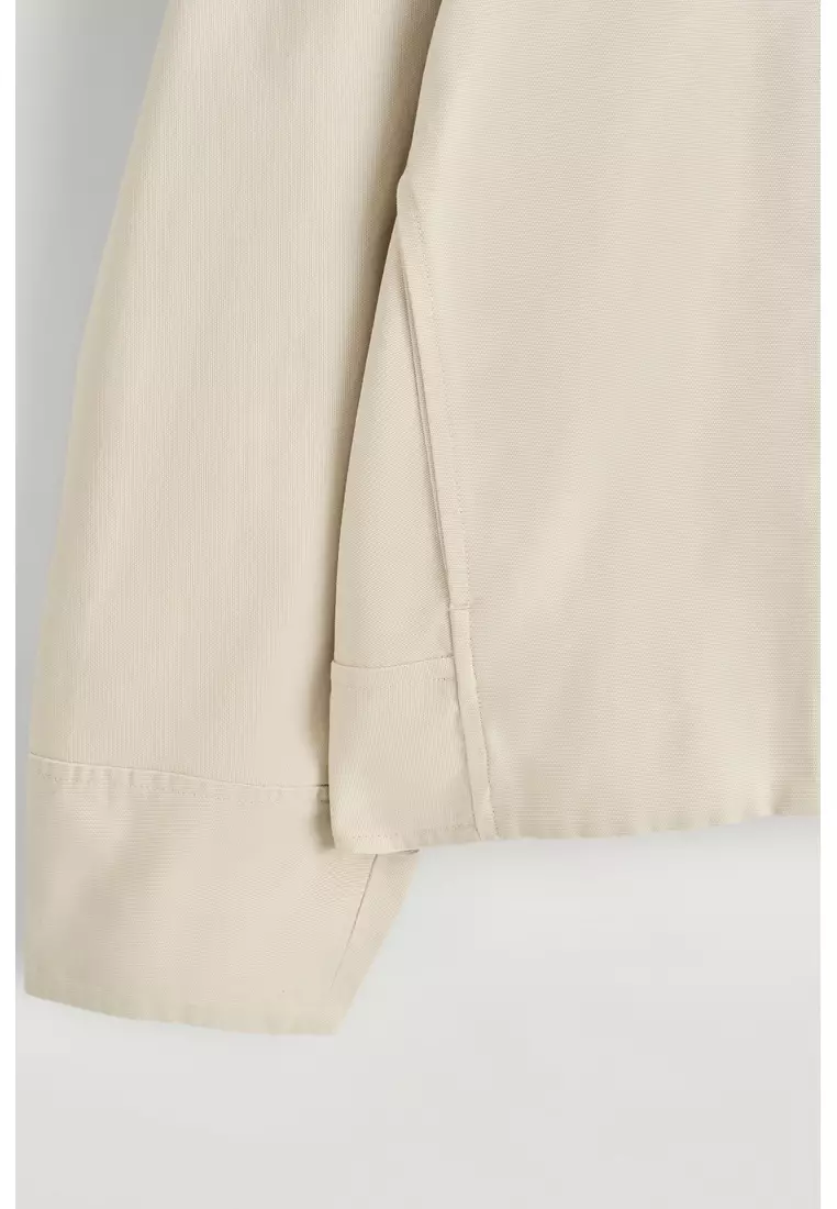 ROUNDED COTTON JACKET