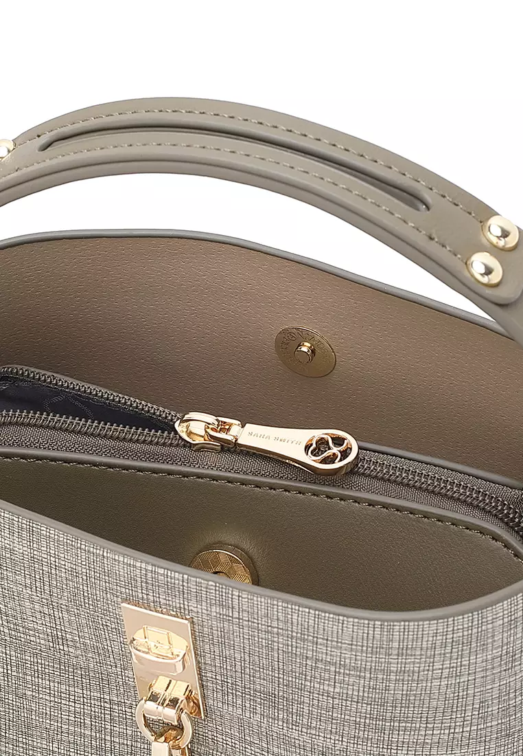 Women's Top Handle Bag / Sling Bag / Crossbody Bag (Tas Selempang / Tas Tangan) - Hijau