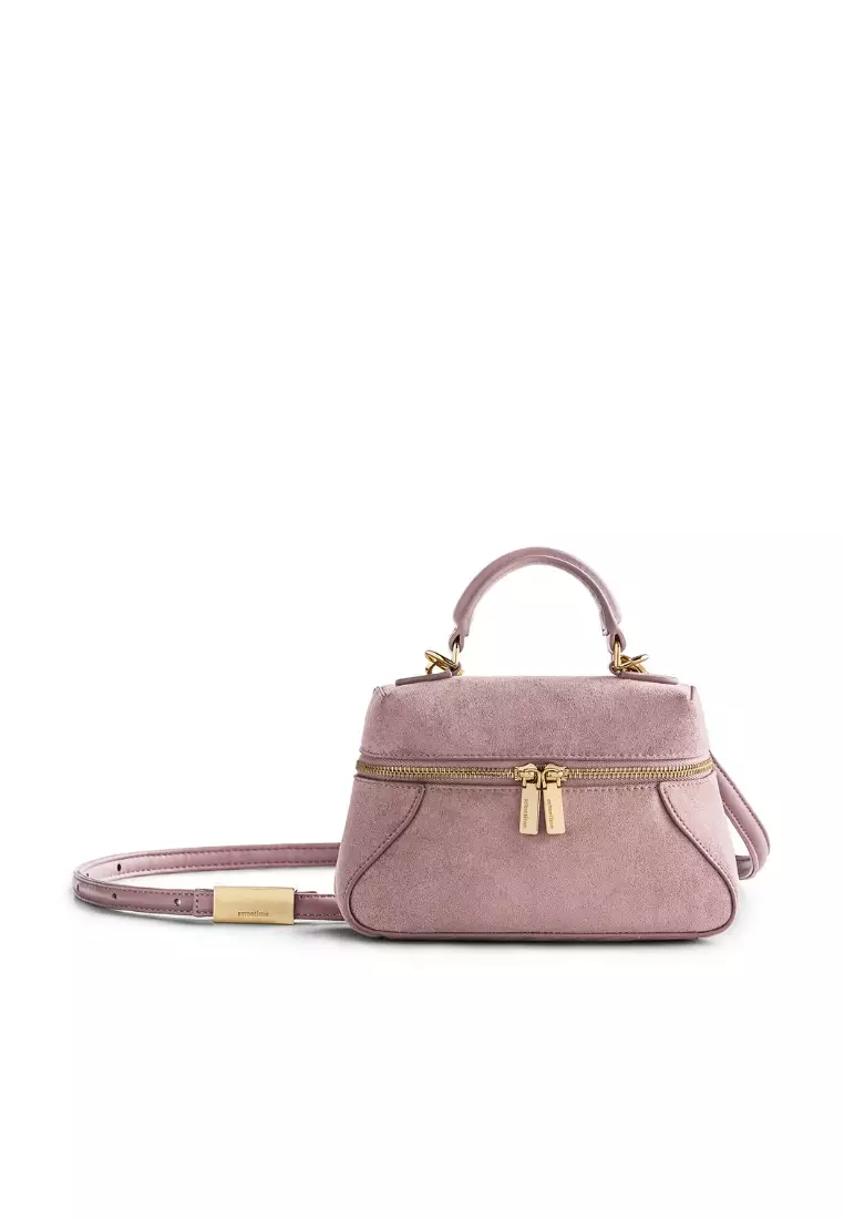 Sometime Zipzip Vanity Bag Suede - Blush 2026 | Buy Sometime