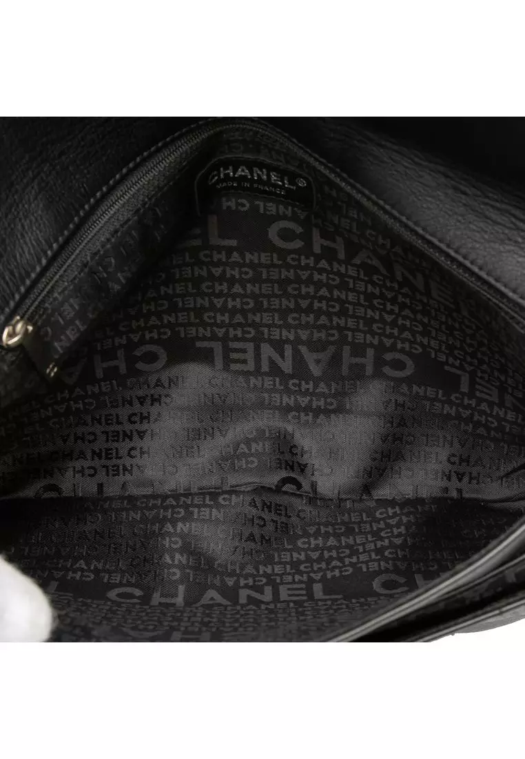 Pre-Loved Chanel Chocolate Bar Lambskin Reissue 2.55 Shoulder Bag