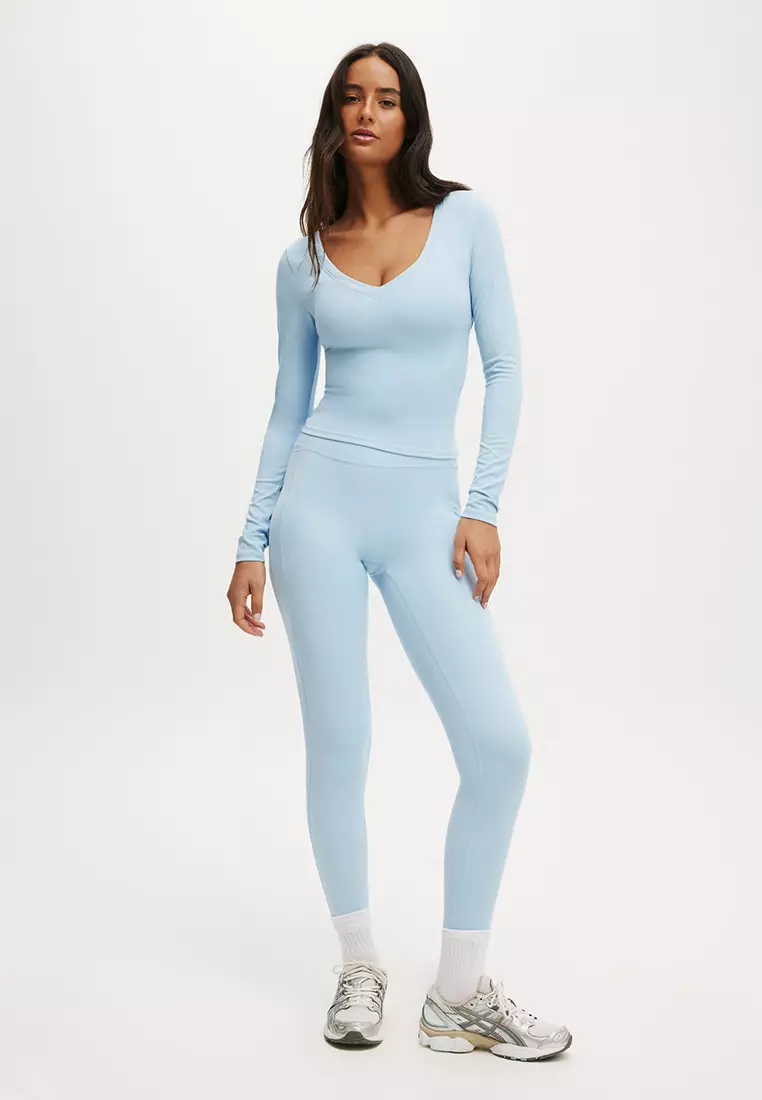 Ultra Soft Side Pocket Full Length Tights Asia Fit