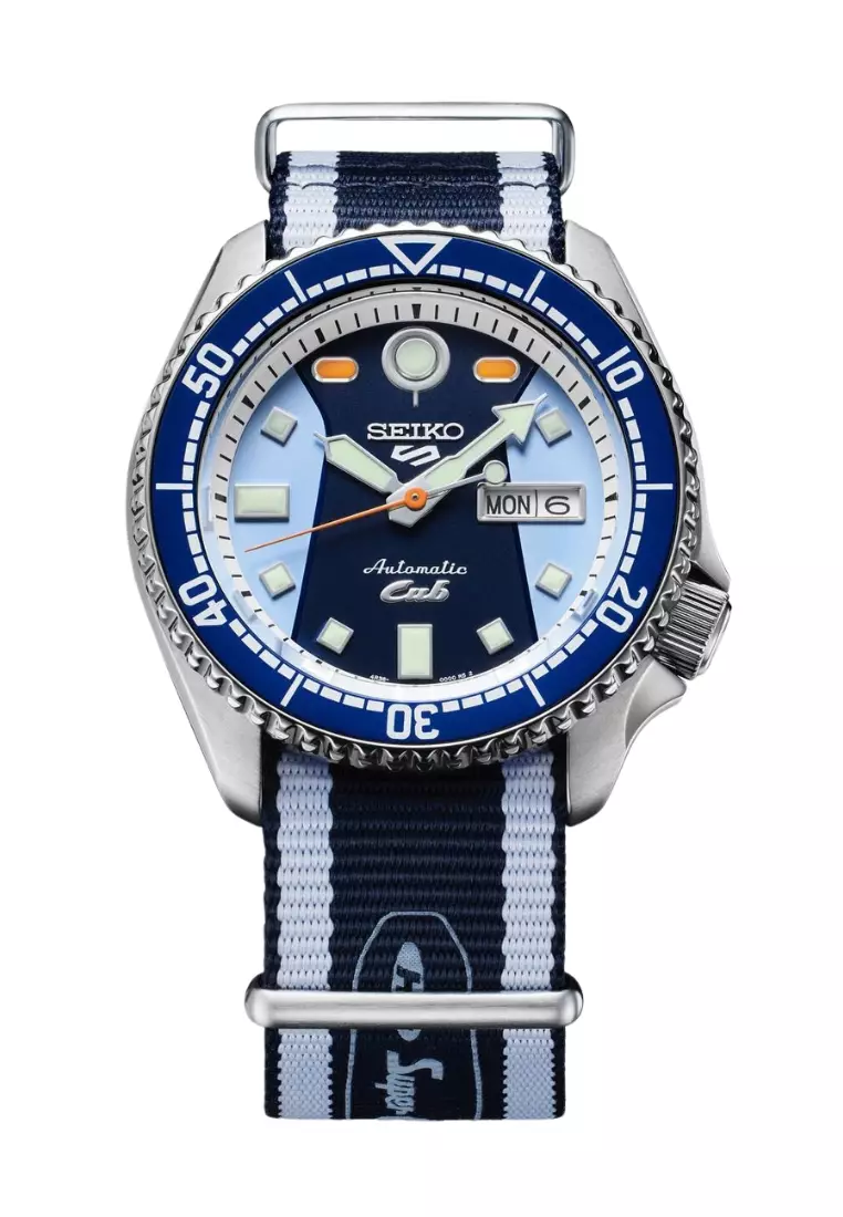 精工5 Sports 55週年本田Super Cub限量版自動腕錶SRPK37K1