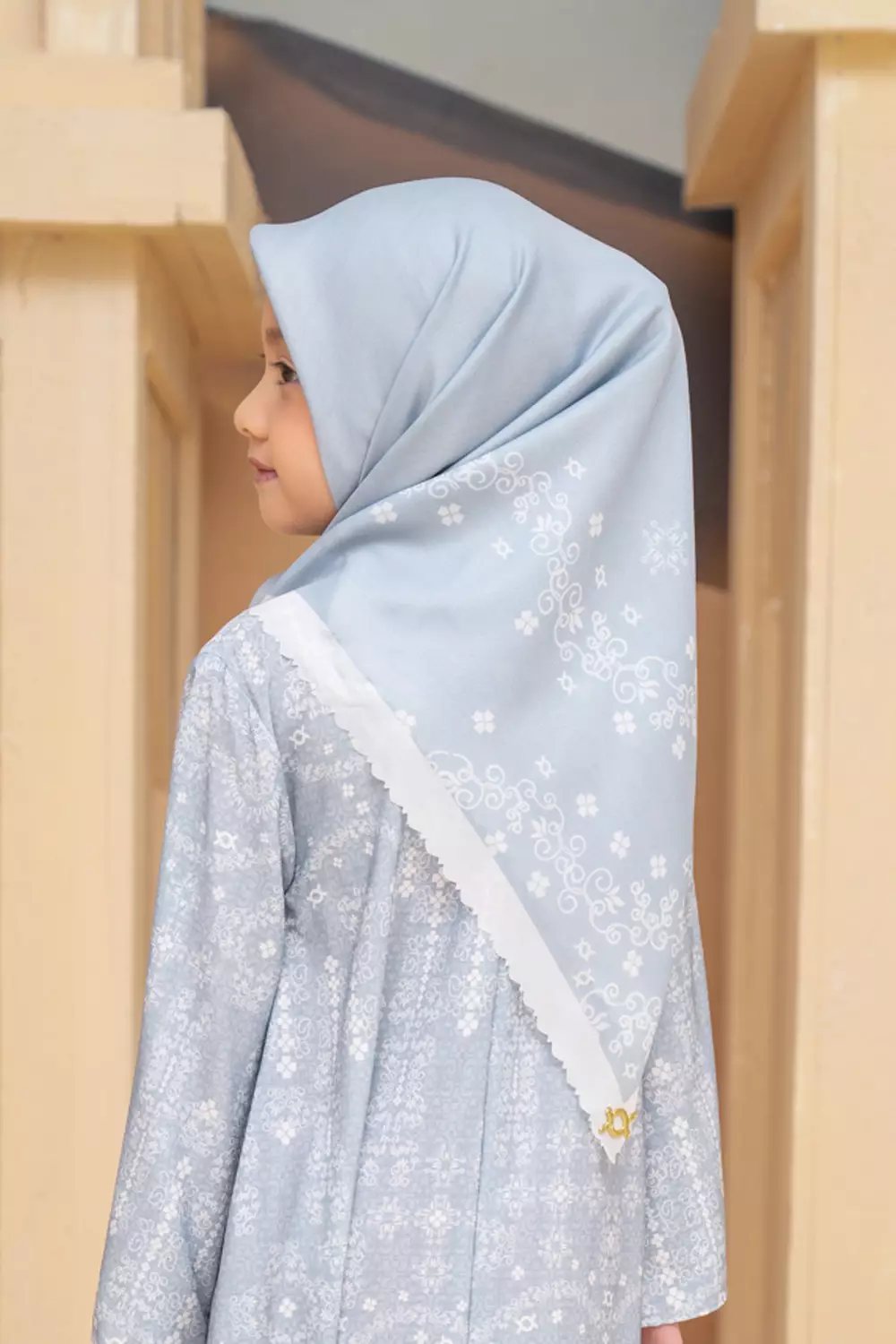 Klamby - Malqaf Scarf Kids Blue Shiver