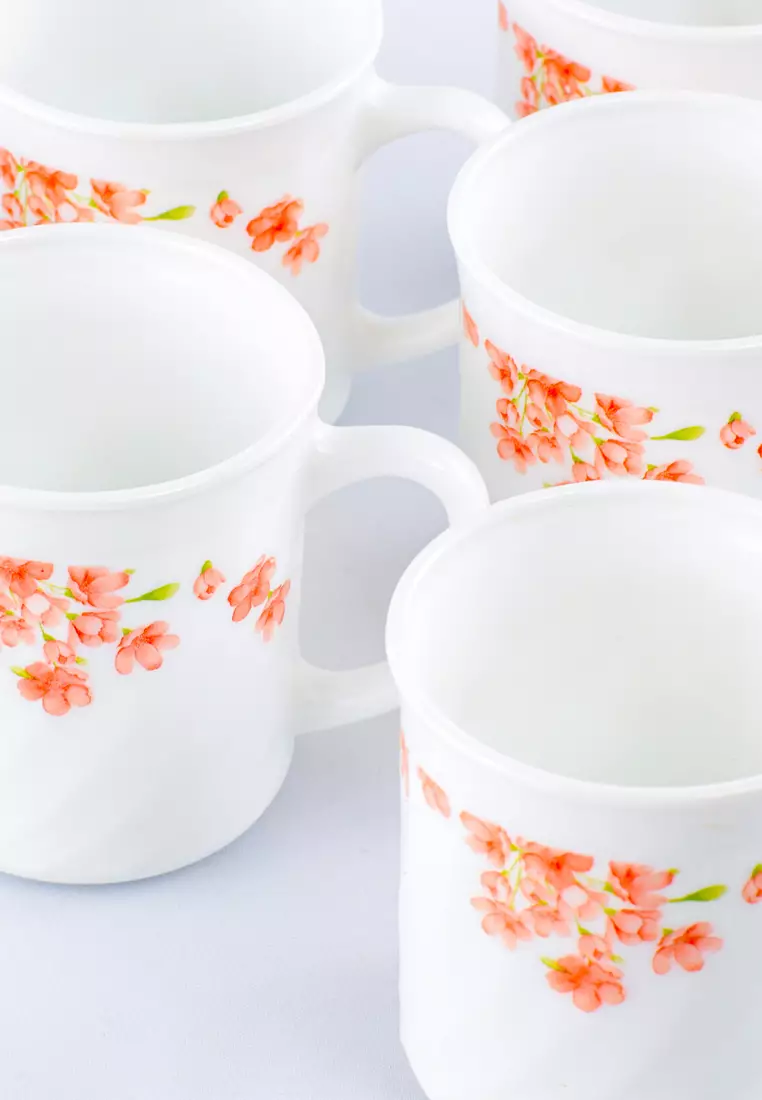 Buy La Opala La Opala 6 Pcs Classique Series Opalware Mug Set / Opal