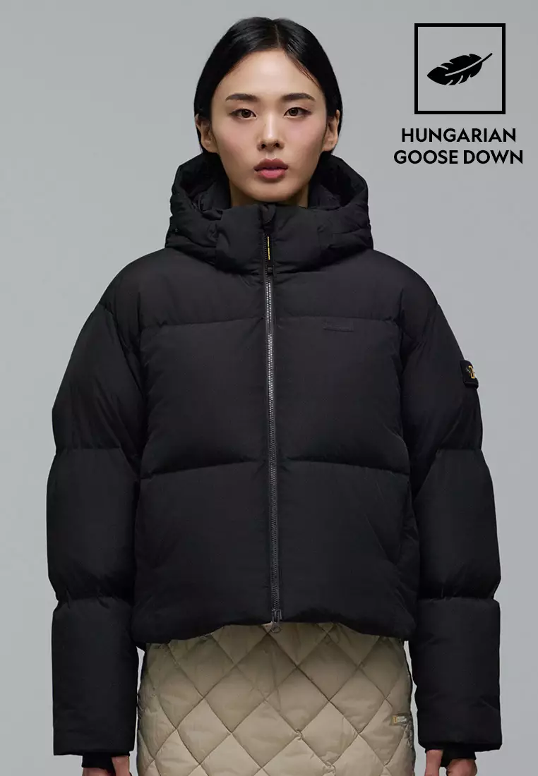 Women’s CAYMAN Detachable Hood Cropped Down Jacket