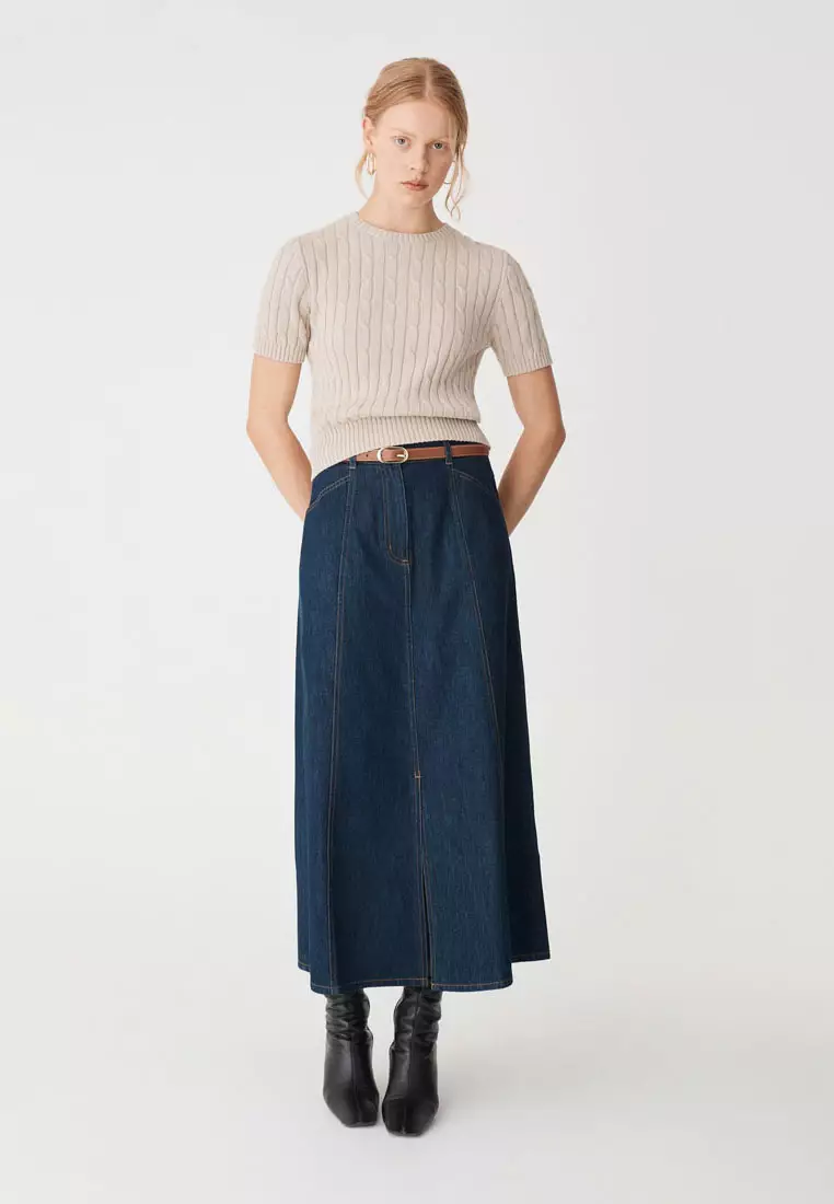 Anita Short Sleeve Cable Knit