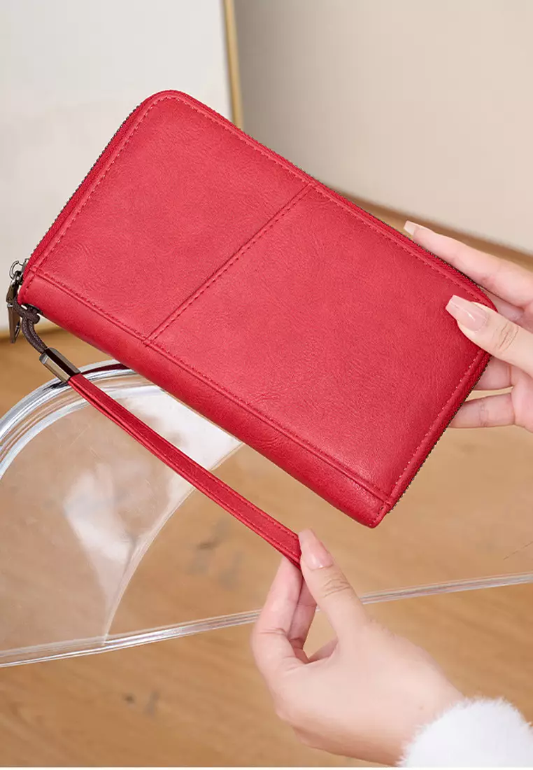 RFID防盜刷多功能長銀包護照夾