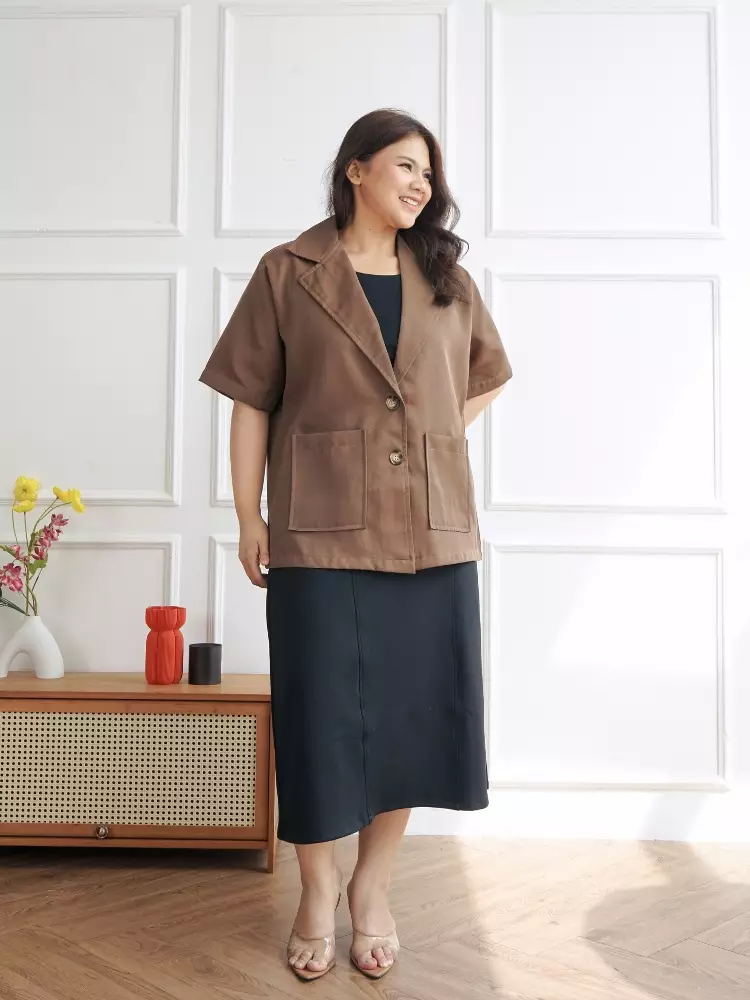 xtramiles Ladies blazer hazel blazer coffee