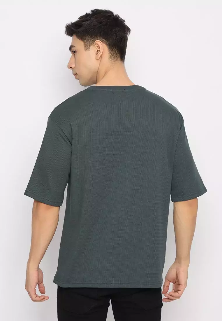 MATSUDA Kaos Polos Oversize Cotton 20S Texture Thermal Mitsuke