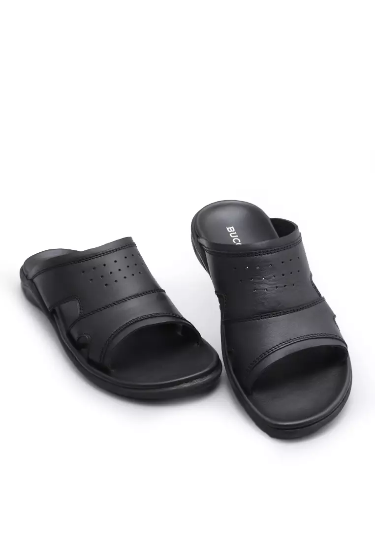 Buccheri Chidi Sandal Pria Black