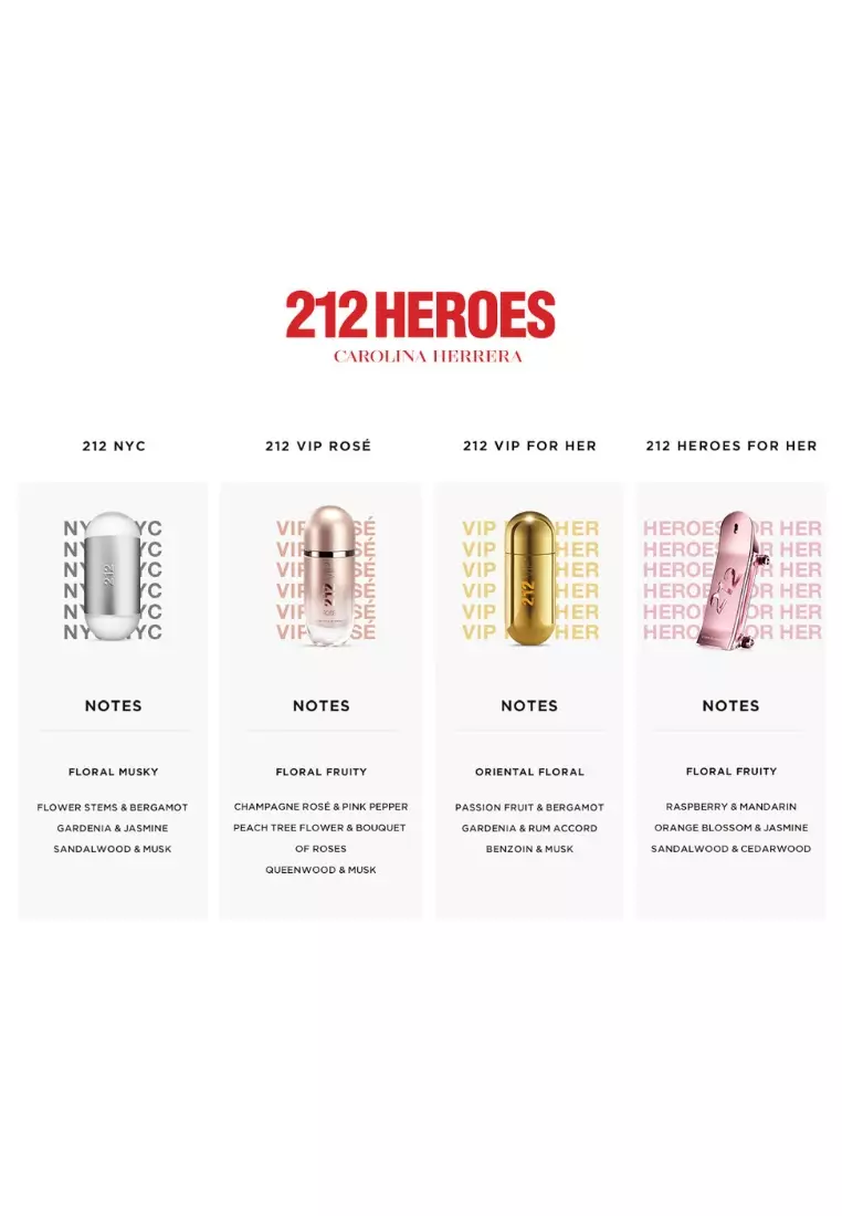 212 Heroes For Her Eau de Parfum 80ml