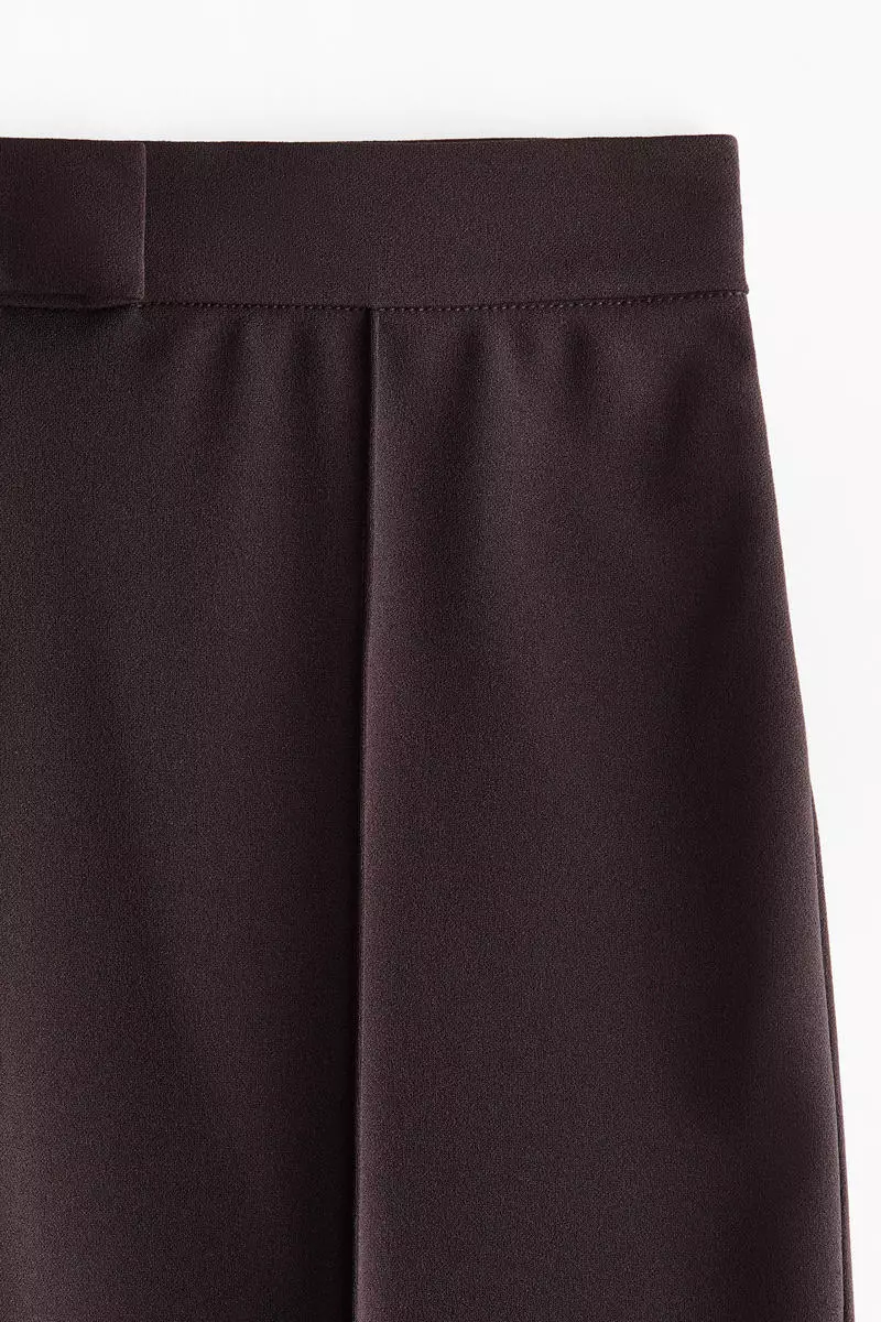 Bootcut crease-front trousers