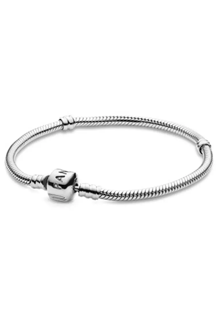 Moments Barrel Clasp Snake Chain Bracelet